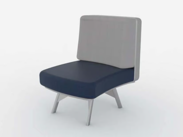 EOLO - Modular armchair with fire retardant padding by Viscio Urban Design - view 2